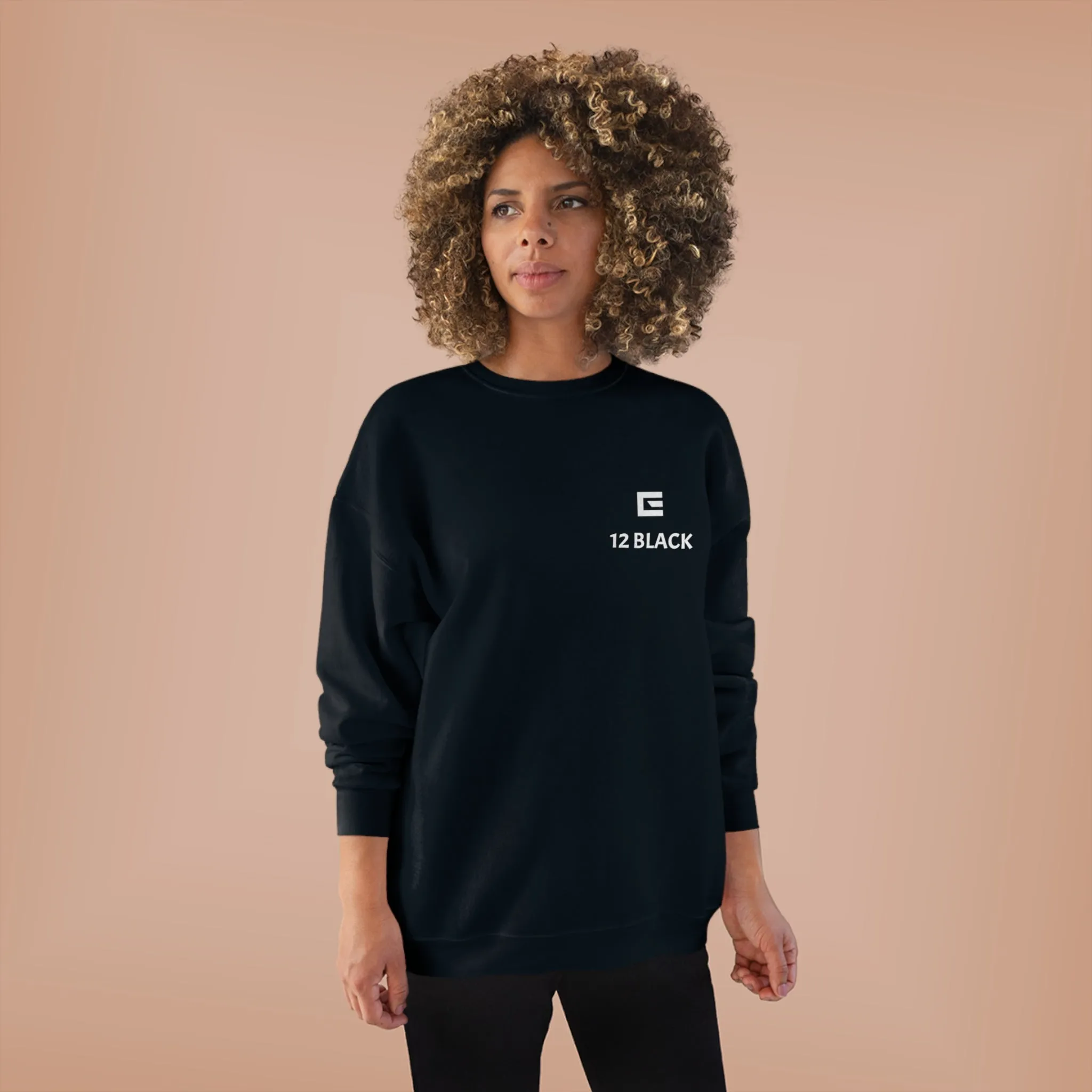 12 BLACK - Crewneck Sweatshirt