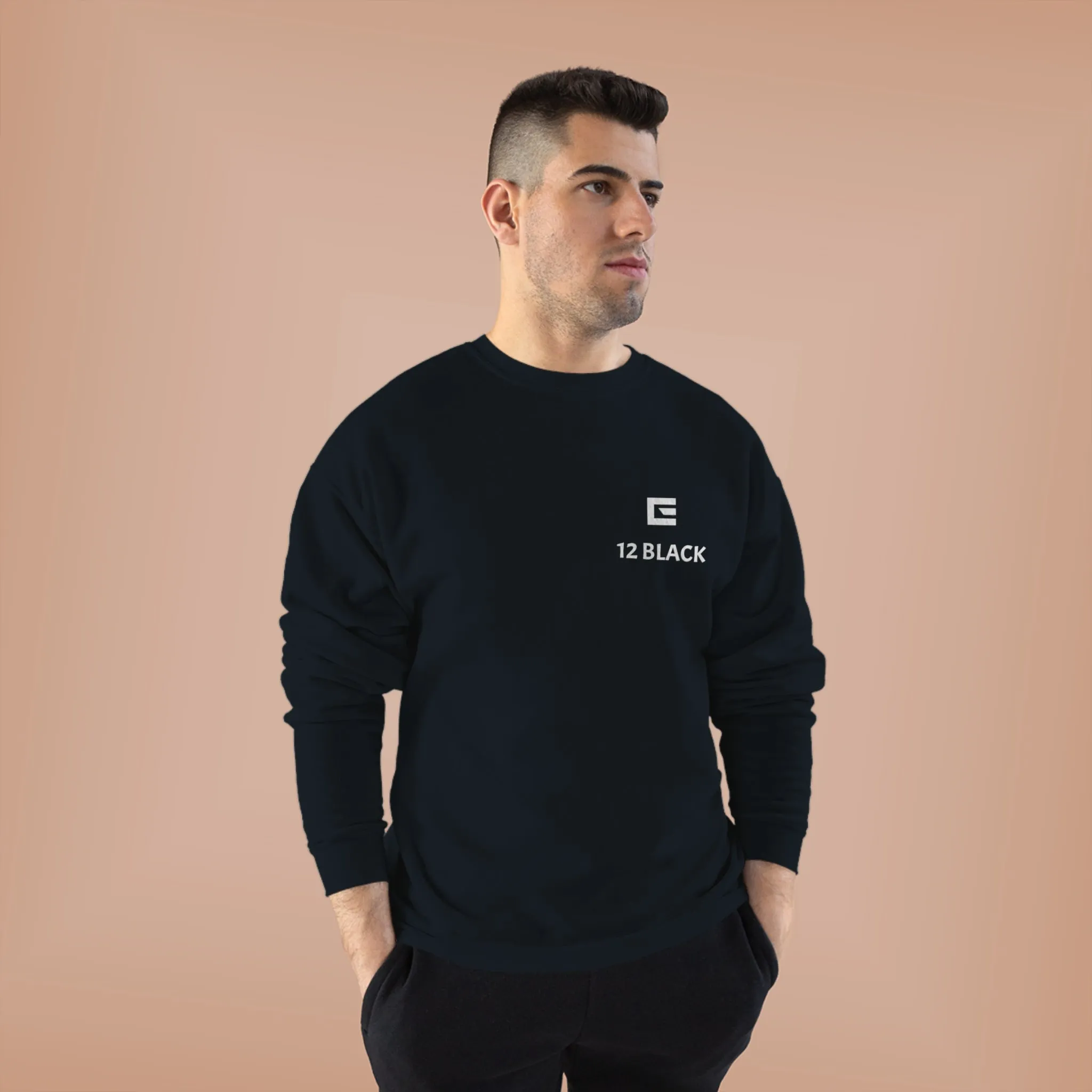 12 BLACK - Crewneck Sweatshirt