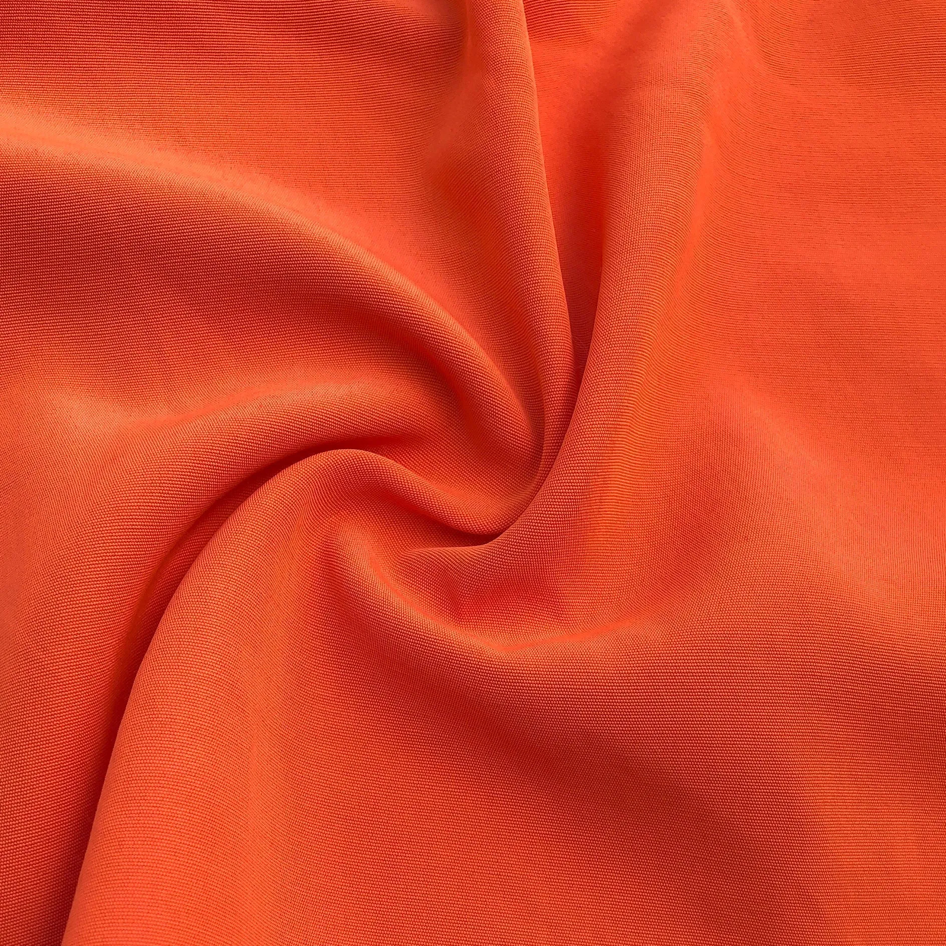 60" 100% Rayon Faille Blitz Dark Orange Woven Fabric By the Yard