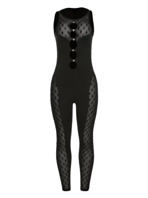 A&A Midnight Mesh Jumpsuit