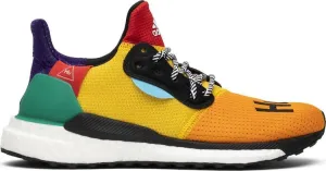 Adidas Pharrell x Wmns Solar Hu Glide 'Yellow' Sneakers, Yellow