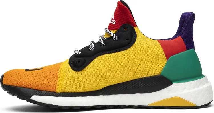 Adidas Pharrell x Wmns Solar Hu Glide 'Yellow' Sneakers, Yellow