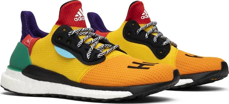 Adidas Pharrell x Wmns Solar Hu Glide 'Yellow' Sneakers, Yellow