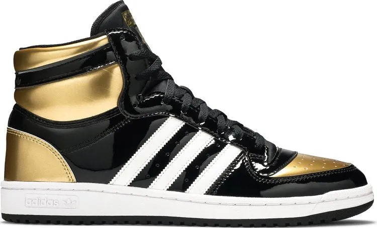 Adidas Top Ten RB 'Black Gold Patent' sneakers, black