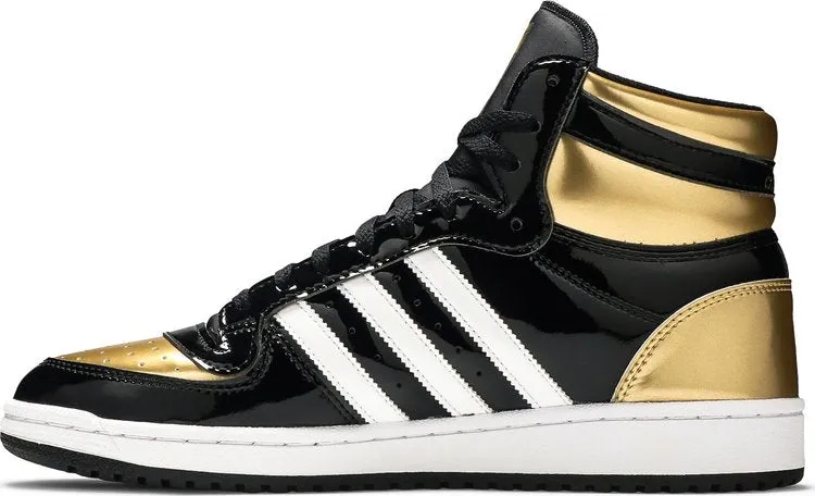 Adidas Top Ten RB 'Black Gold Patent' sneakers, black