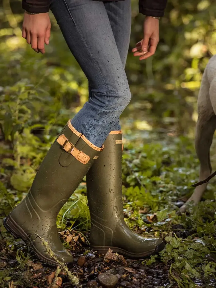 ARIAT Wellies - Womens Burford Neoprene Insulated Boots - Olive Green