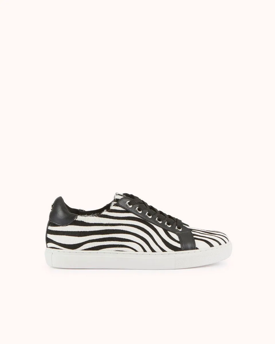 Baskets En Cuir Hivea - Noir Et Blanc