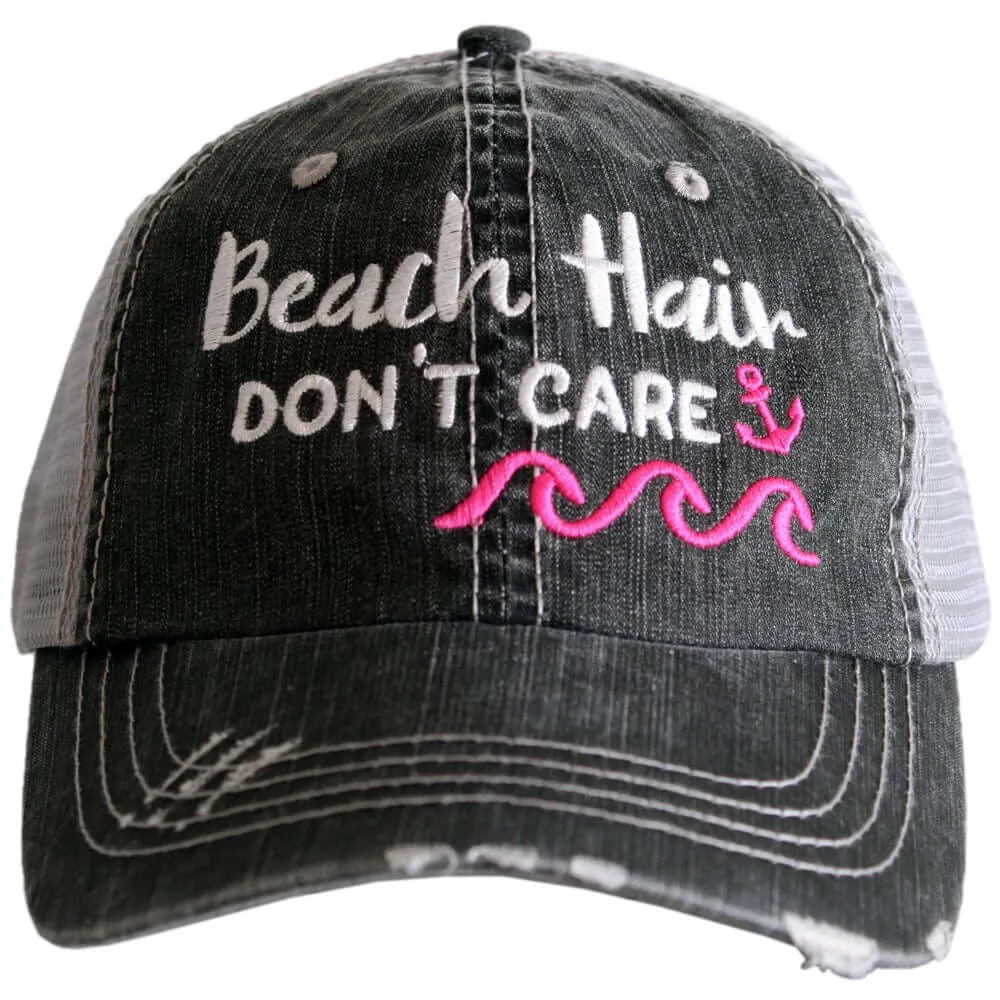 Beach vacation hats Girls weekend Beach hair dont care Beach bum Beach babe Beach please Embroidered distressed  Anchor Shells Sand