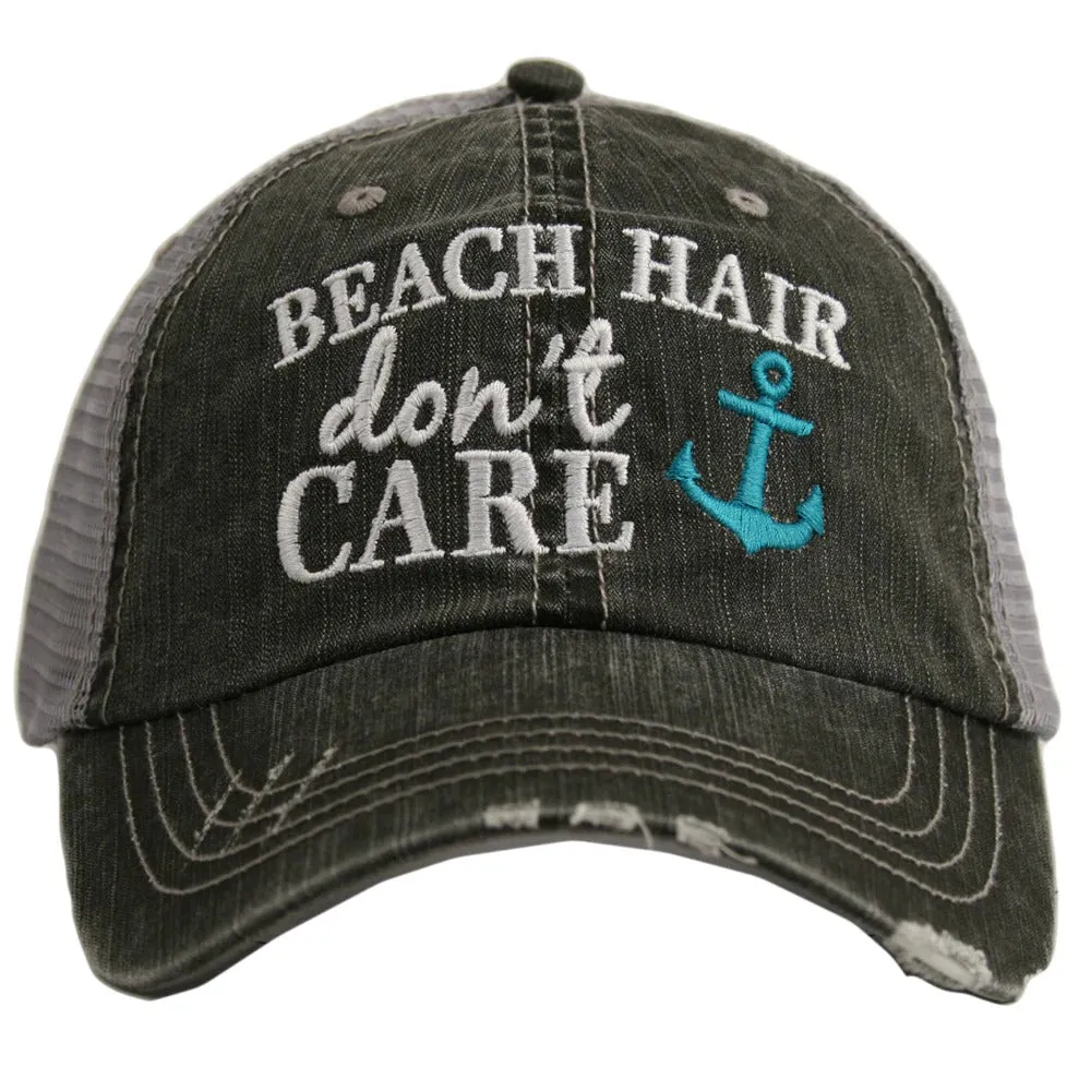 Beach vacation hats Girls weekend Beach hair dont care Beach bum Beach babe Beach please Embroidered distressed  Anchor Shells Sand