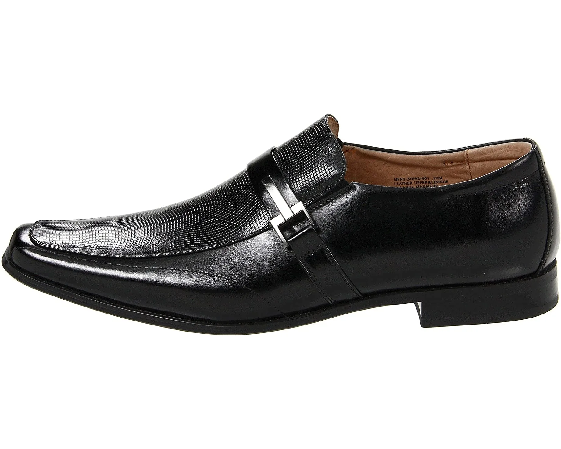 Beau Moc Toe Slip On Loafer Stacy Adams, black