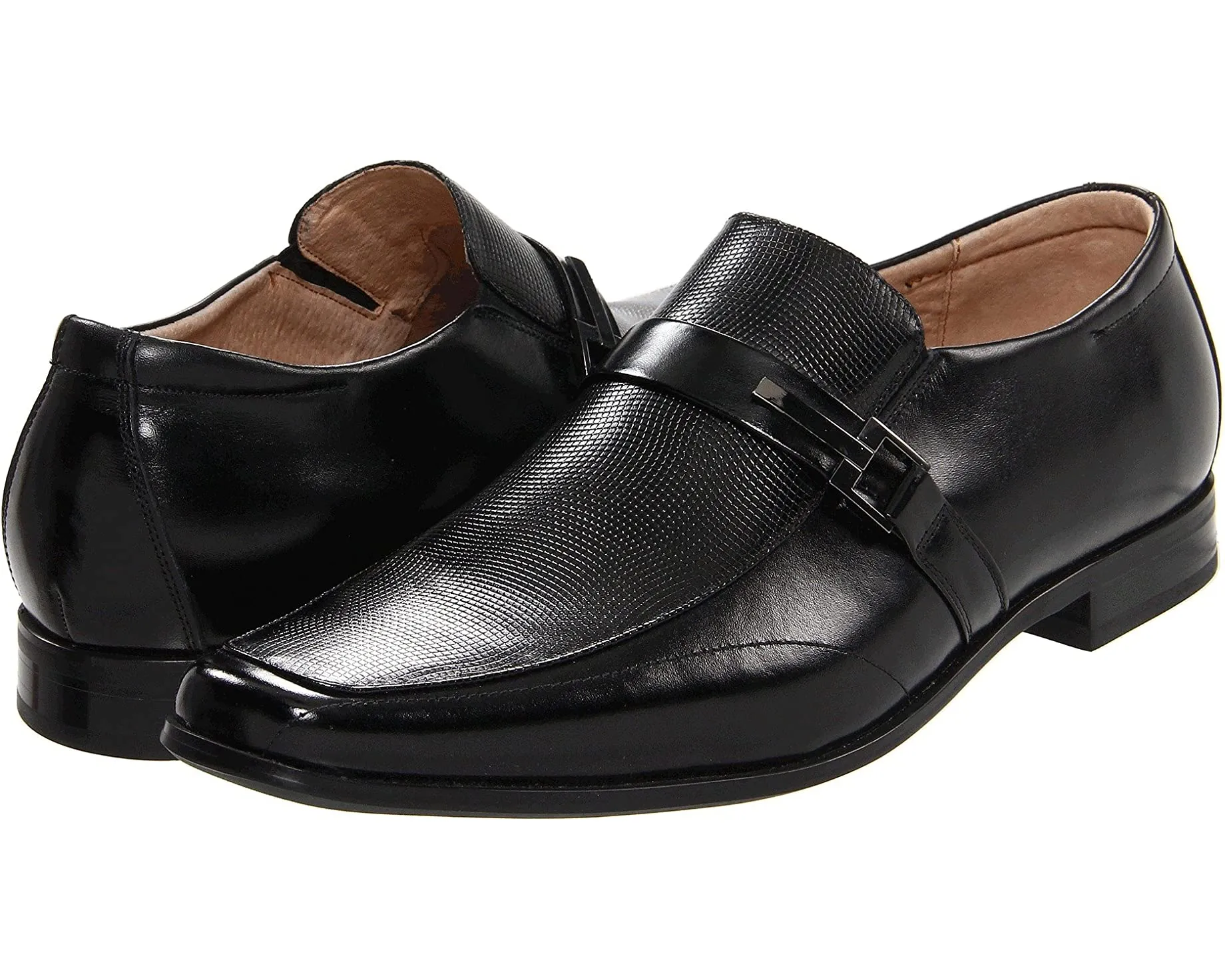 Beau Moc Toe Slip On Loafer Stacy Adams, black