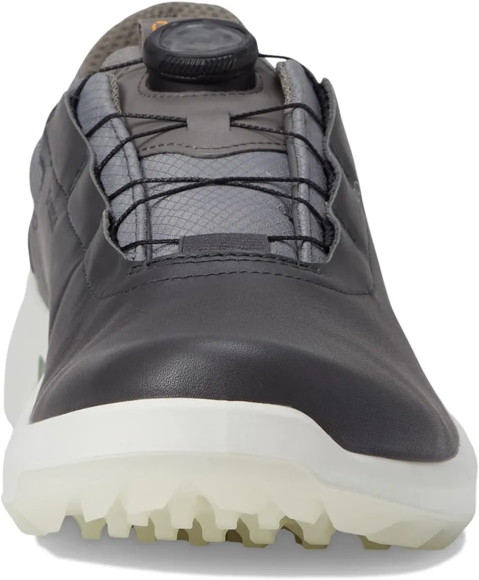 Biom H4 Boa GORE-TEX Waterproof Golf Hybrid Golf Shoes ECCO, Magnet/Frosty Green Cow Leather