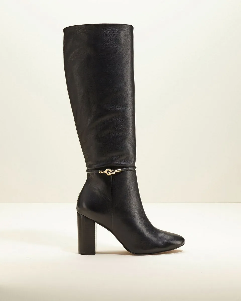 Bottes En Cuir Rafaela - Noir