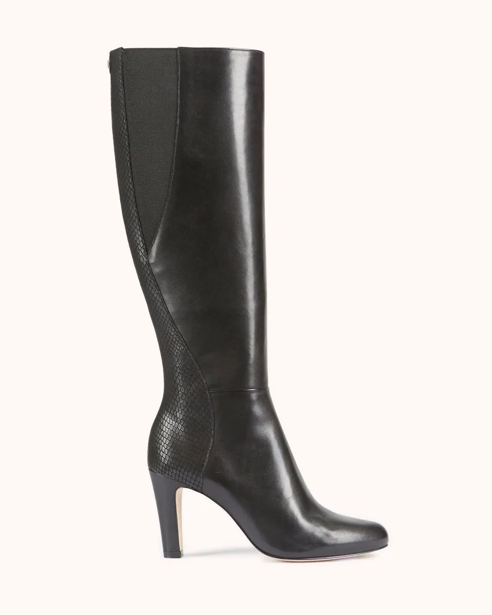 Bottes En Cuir Zineb - Noir