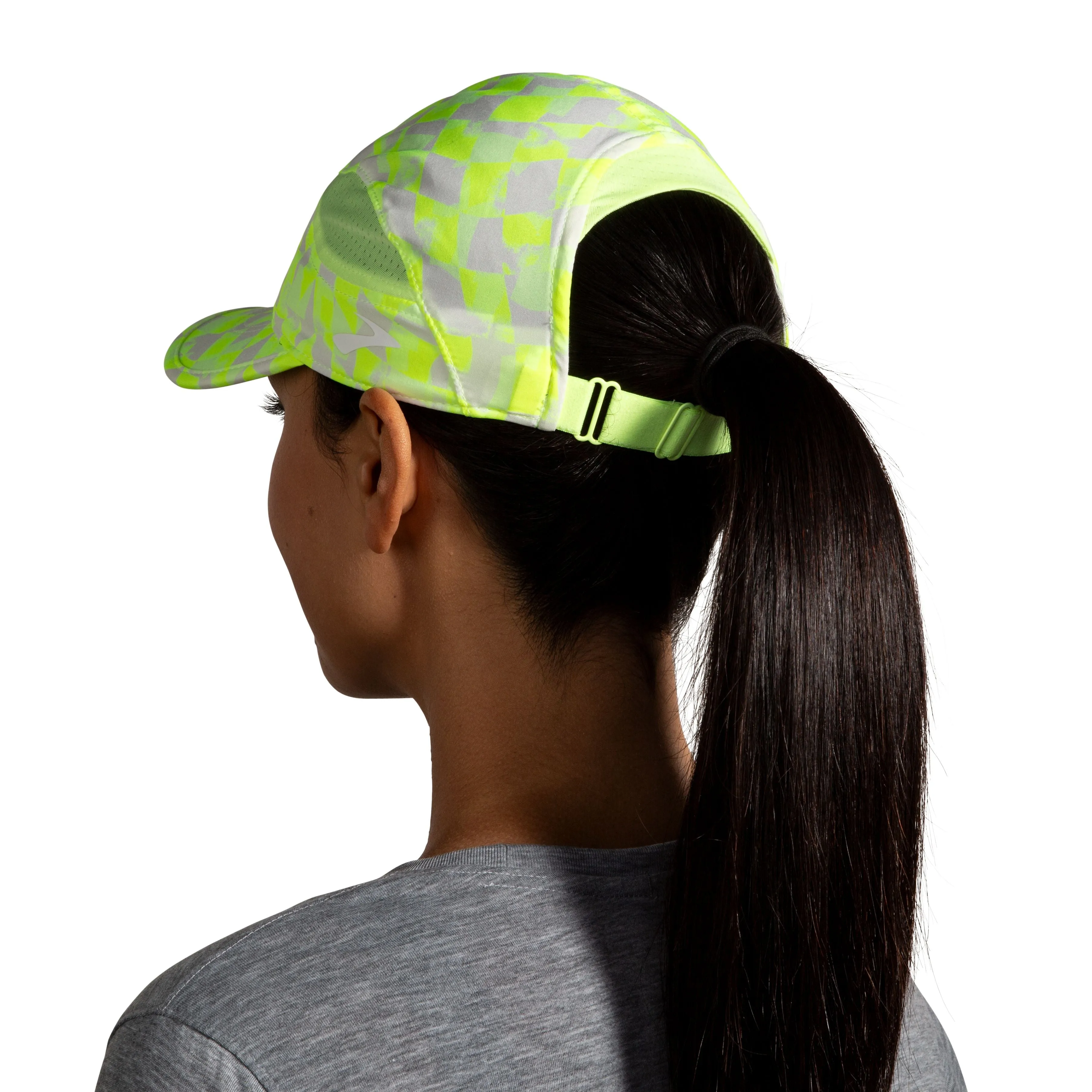 Brooks | Chaser Hat | Unisex | Speed Check/Lime