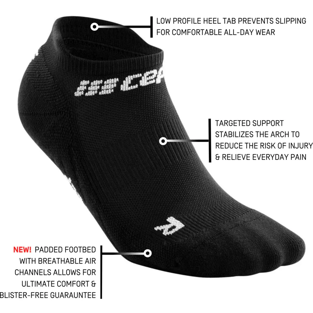 CEP | The Run No Show Socks 4.0 | Men's | Black