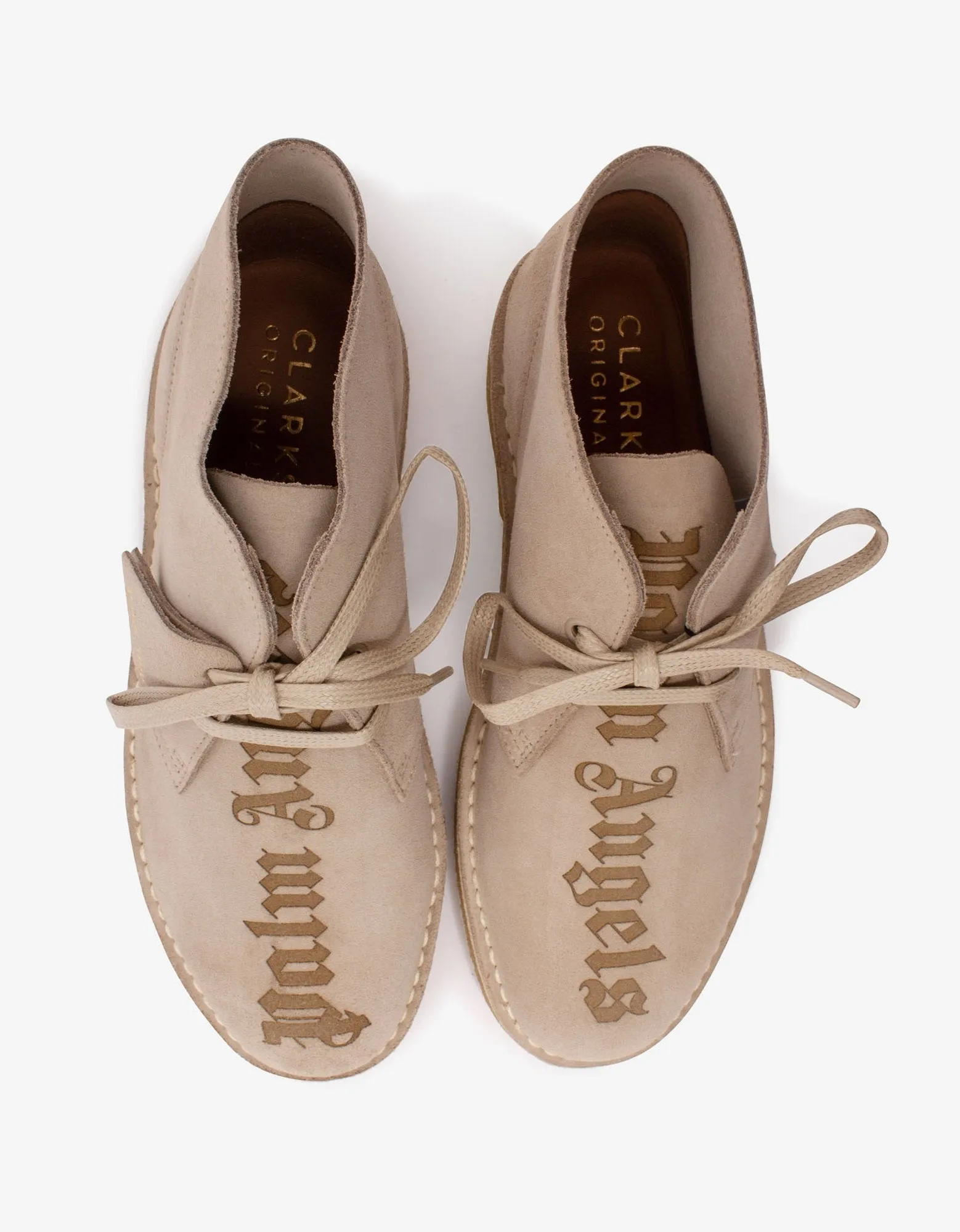 Clarks Sand Suede Desert Boots