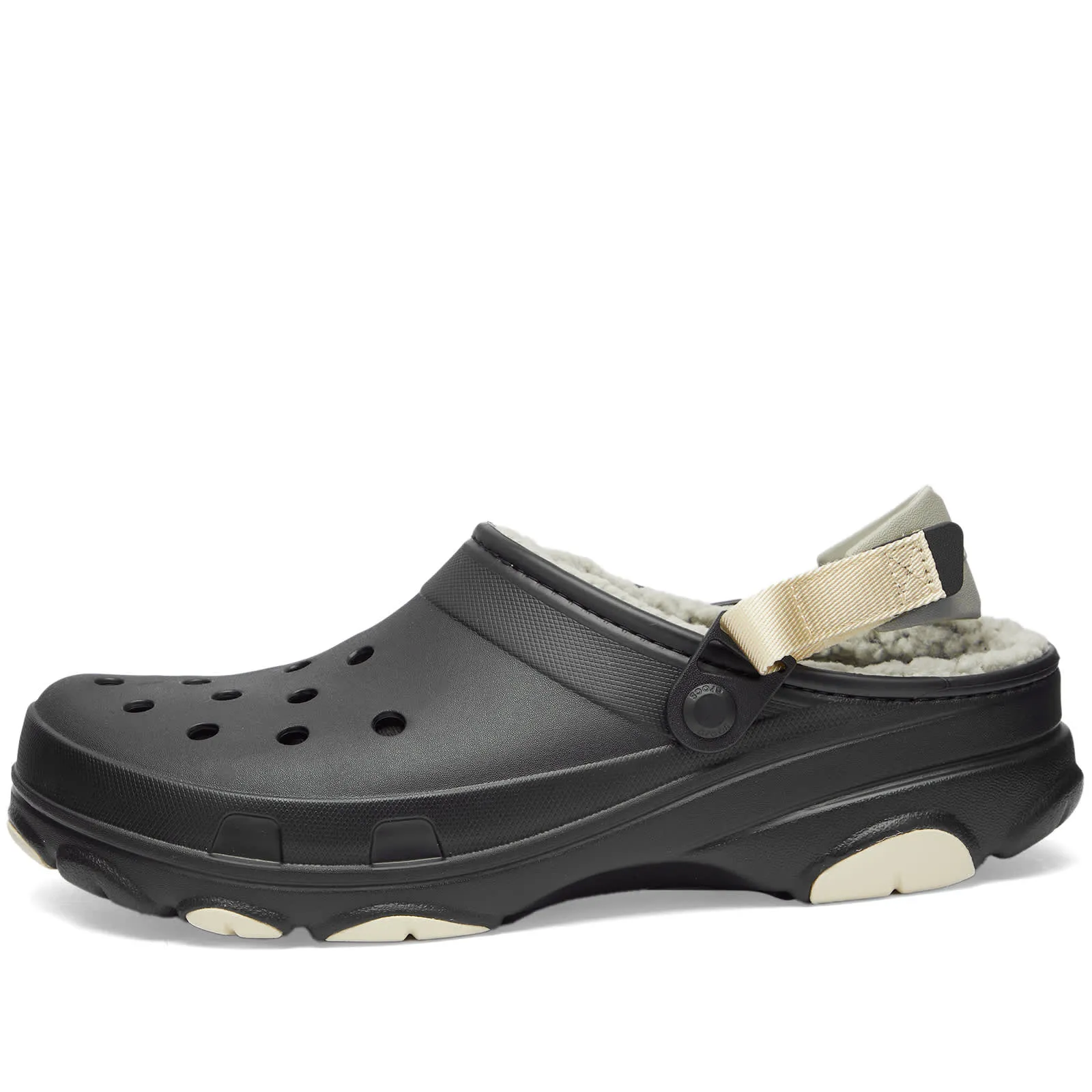 Crocs All Terrain Lined Clog Sandals, Black