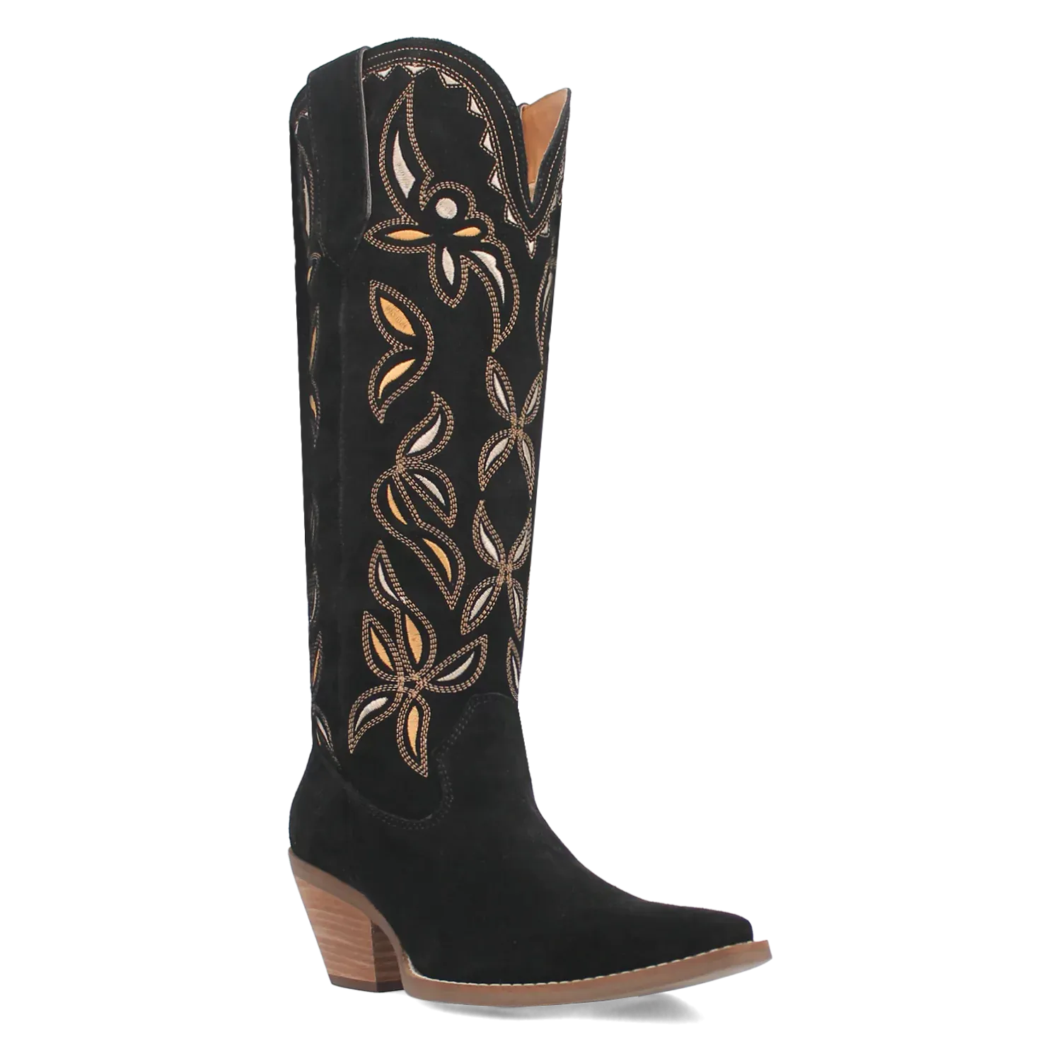 Dingo Bandelera  - Women's Suede Leather Cowgirl Boots