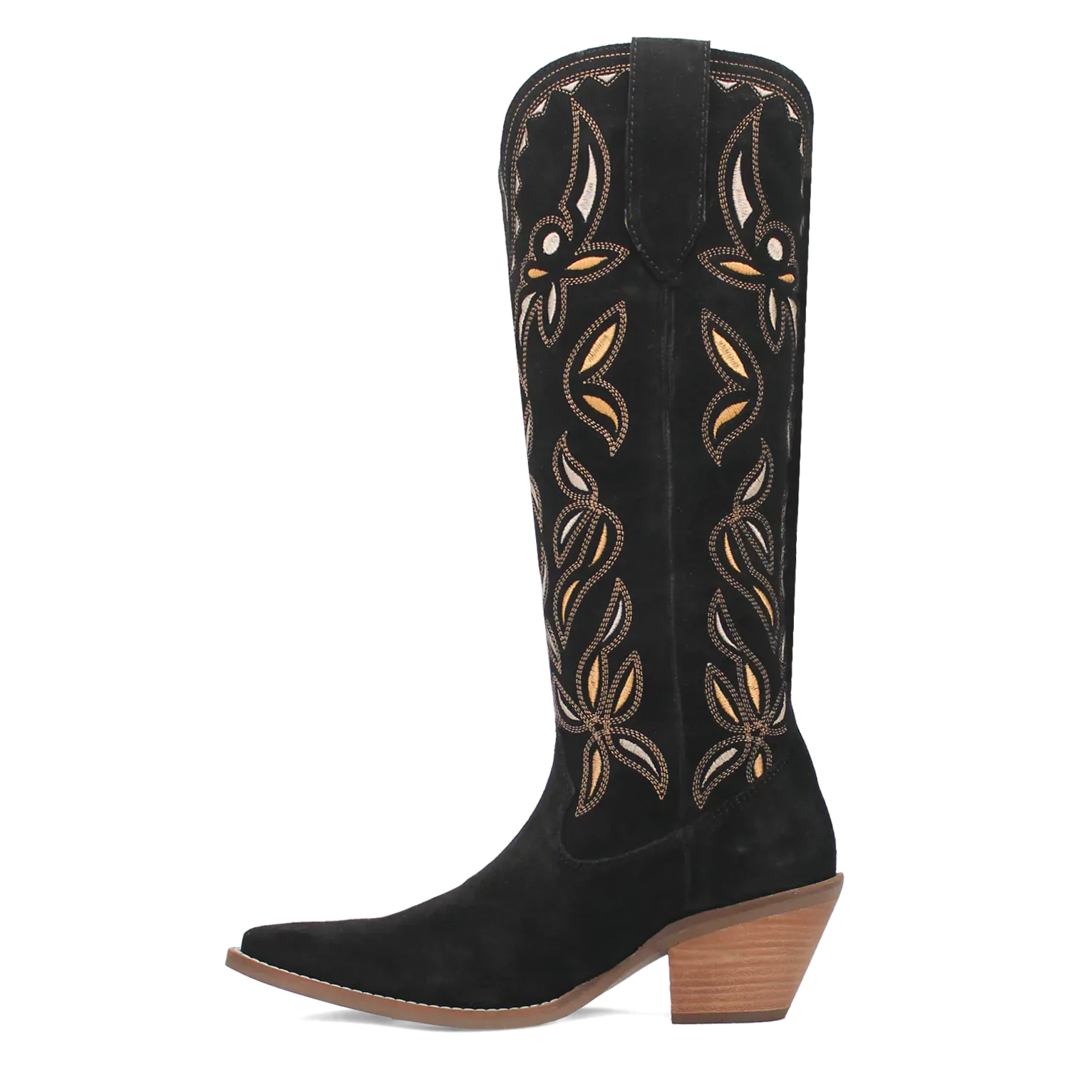 Dingo Bandelera  - Women's Suede Leather Cowgirl Boots