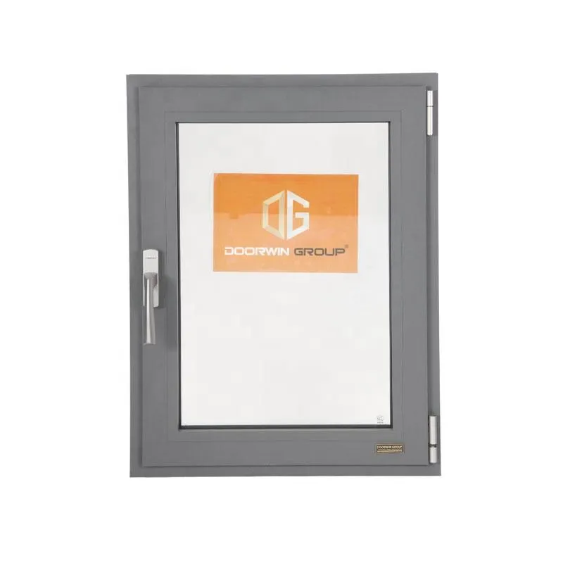 DOORWIN 2021New Jersey cheap high quality double glass thermal insulated aluminum window NAMI made in China