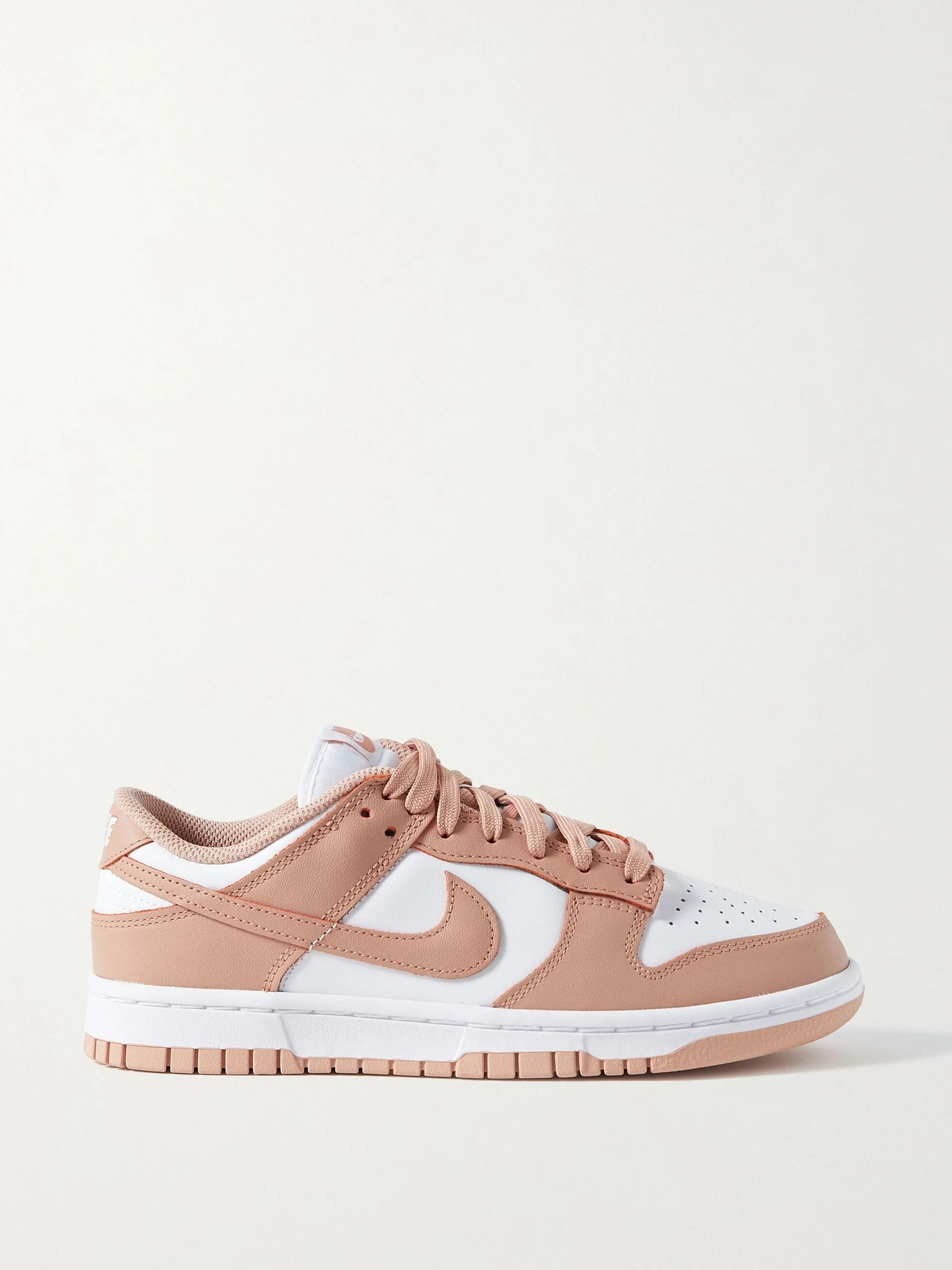 Dunk Low leather sneakers