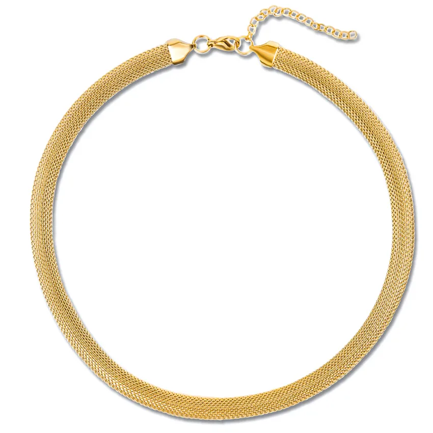 Ellie Vail Della Mesh Chain Necklace