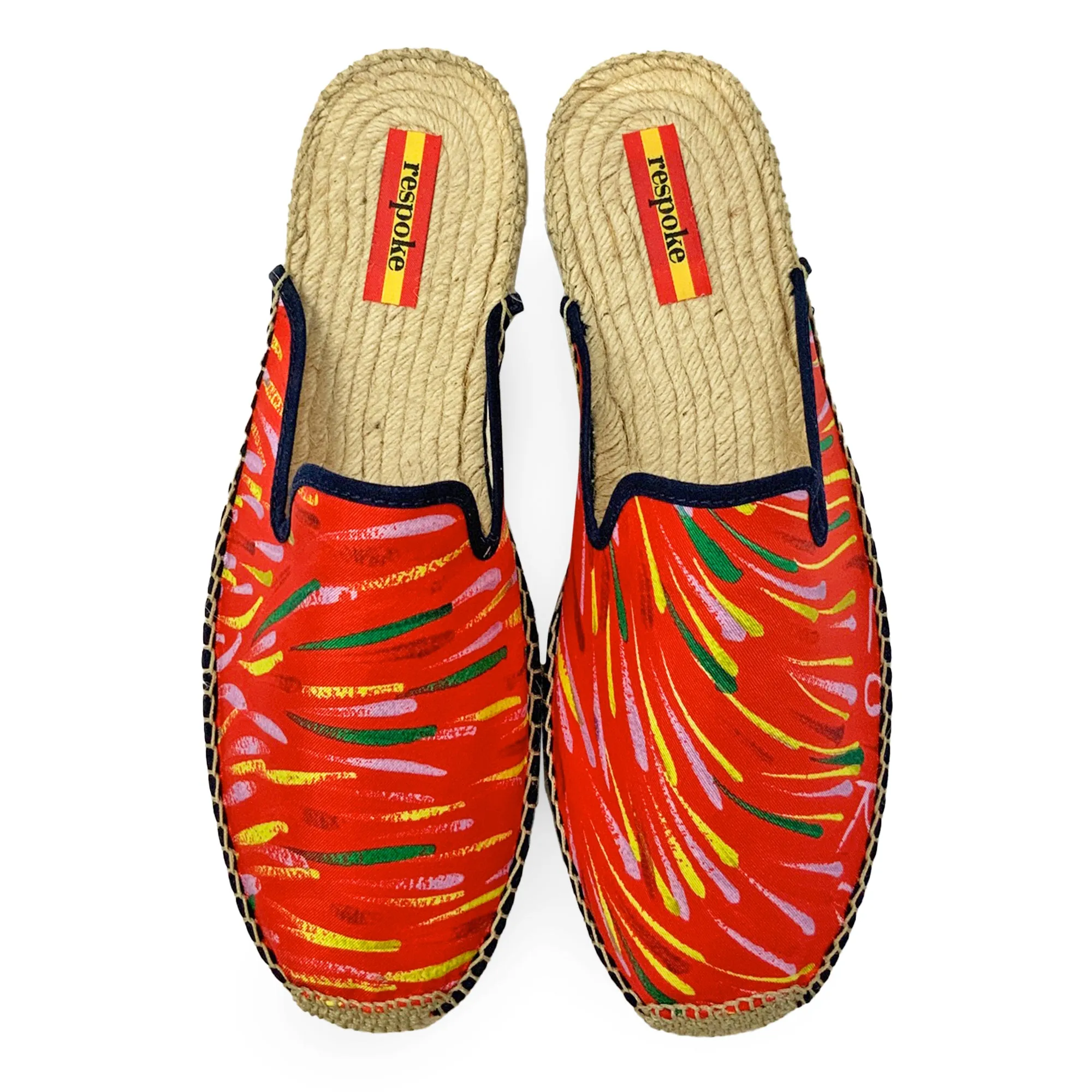 GLORIA Red Mule Espadrilles