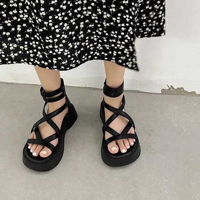 Goblincore Platform Sandals