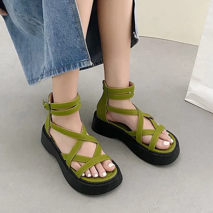 Goblincore Platform Sandals