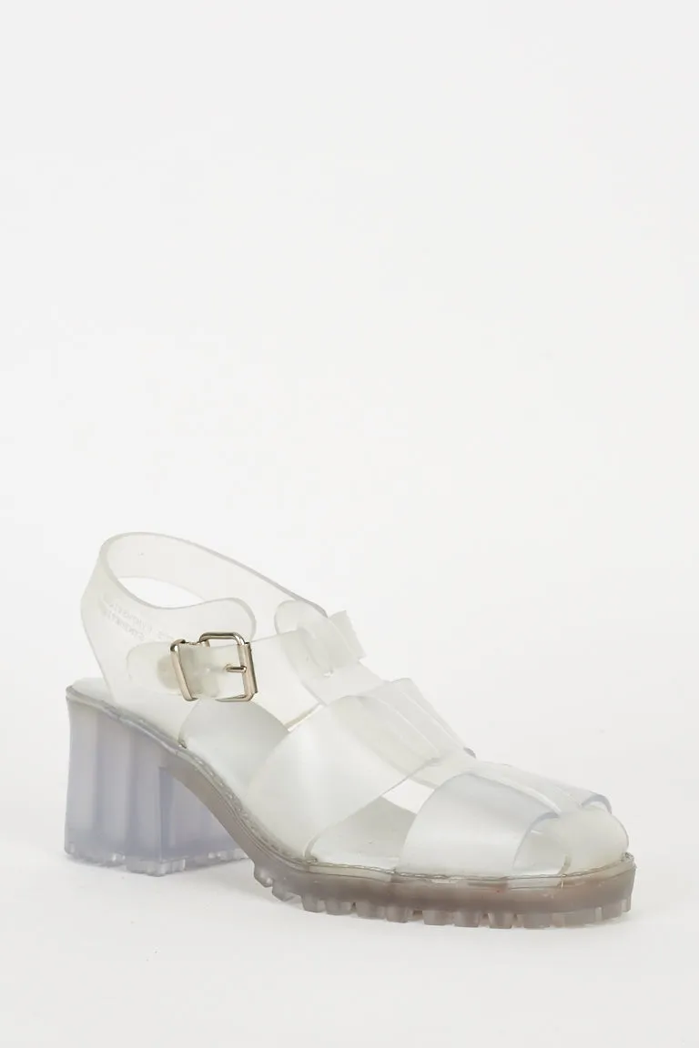 Grey Jelly Sandals Ex-Branded