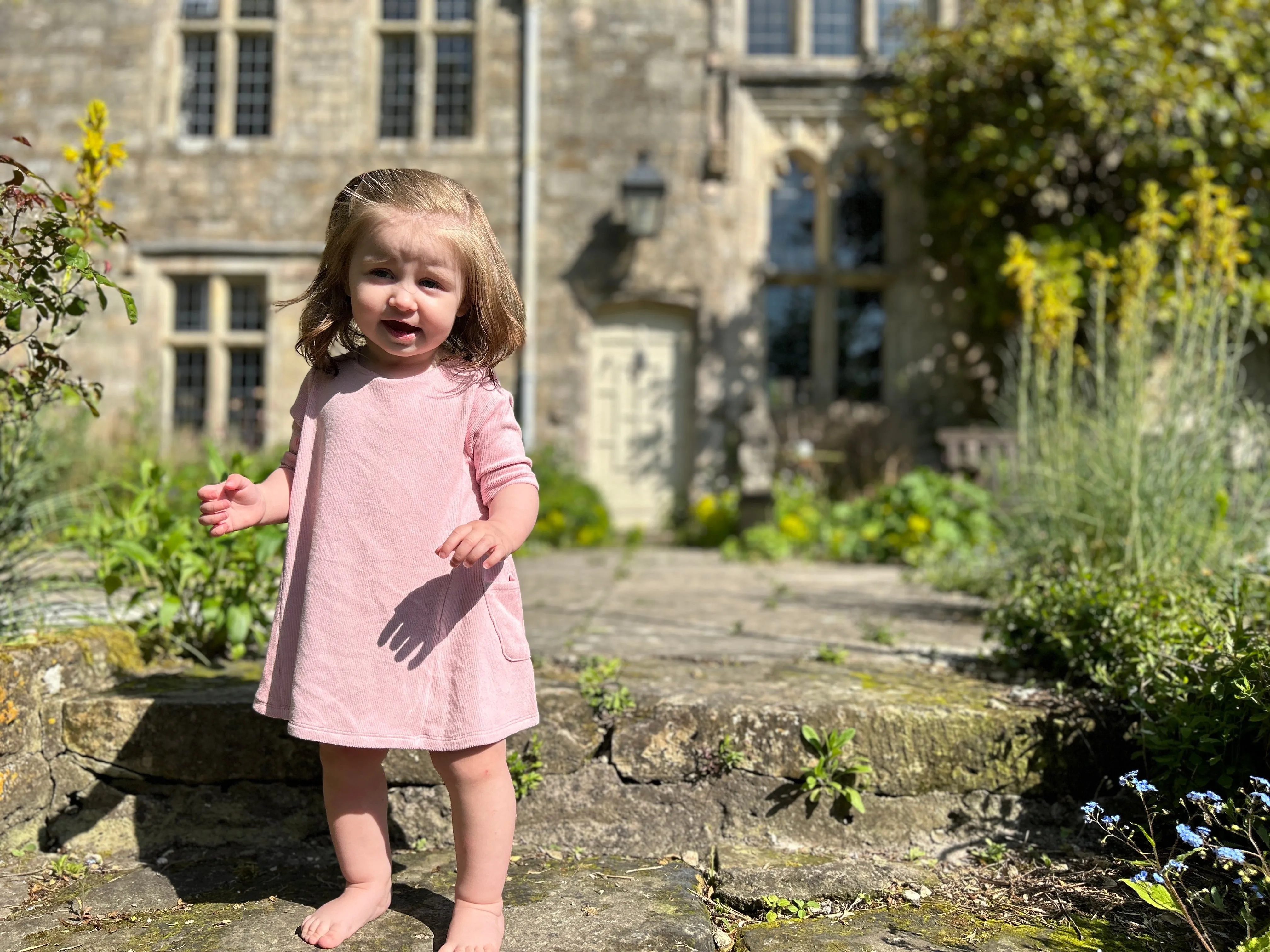 Ivy Dress in Pale Pink