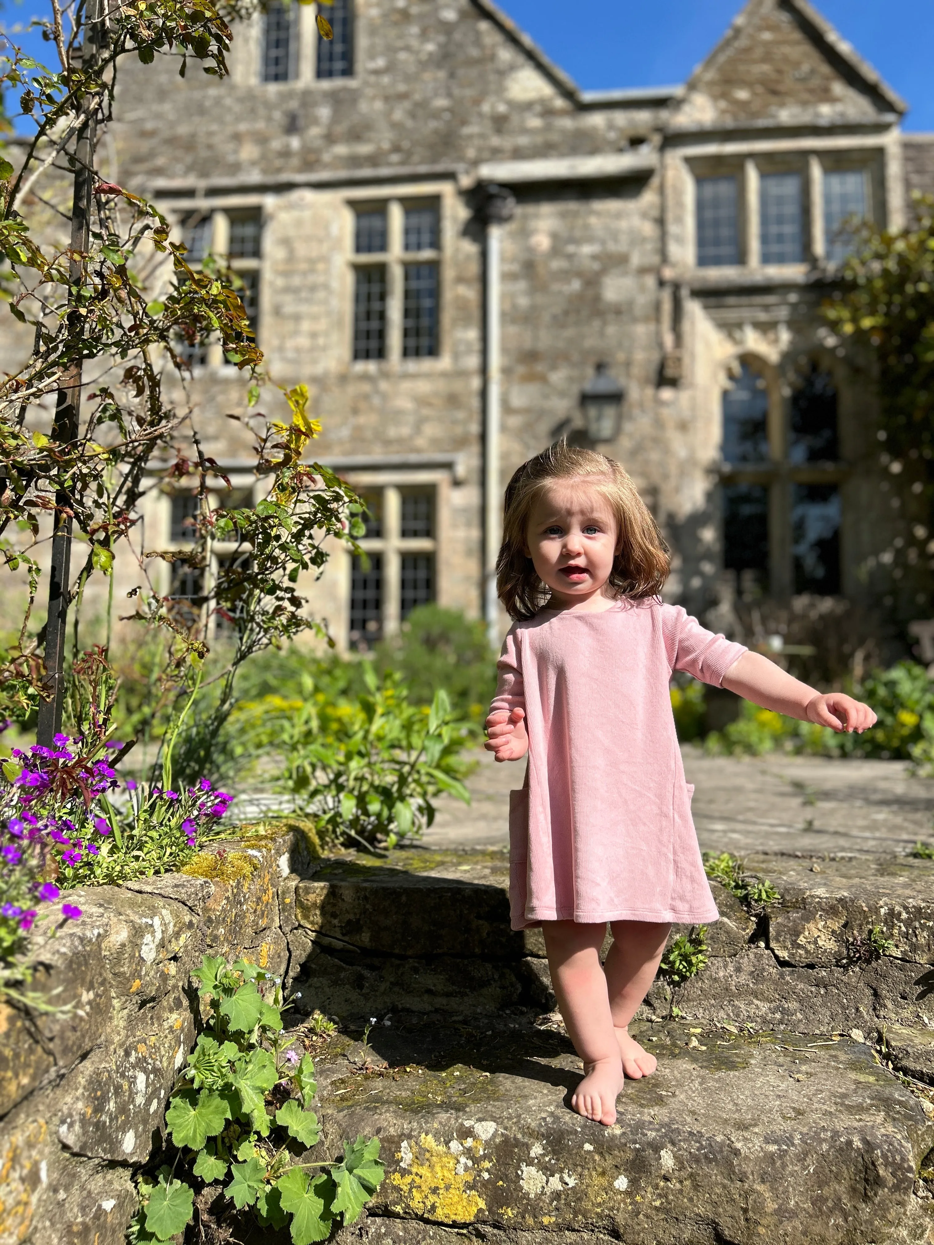 Ivy Dress in Pale Pink