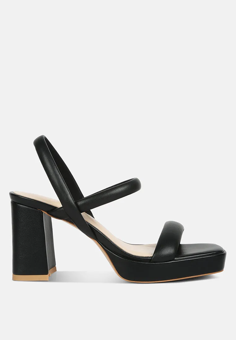 Joslyn Slingback Block Heel Sandals