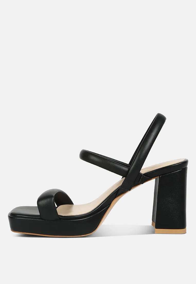 Joslyn Slingback Block Heel Sandals