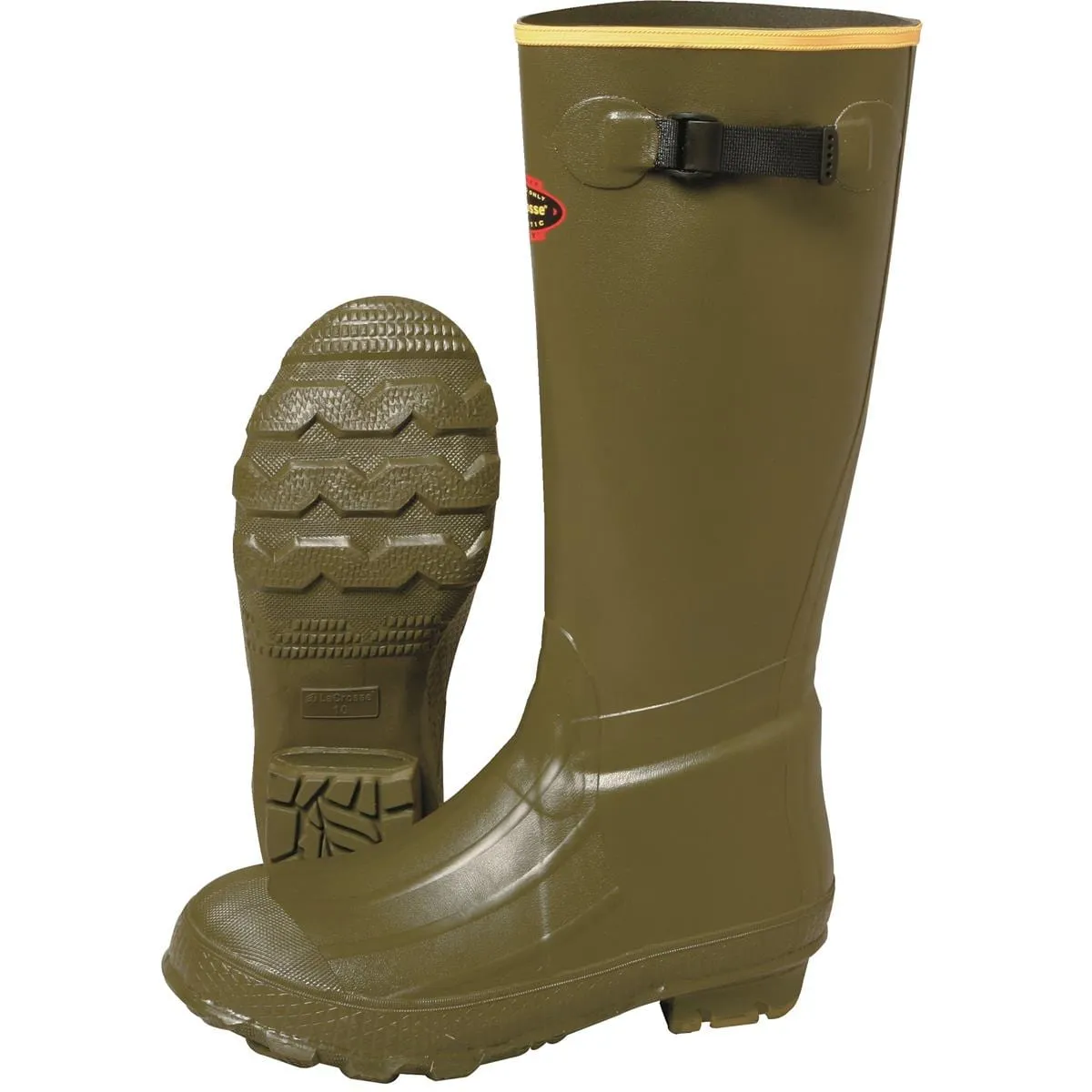 LACROSSE 18"H Insulated Burly Boots w/ Chevron Cleated Sole