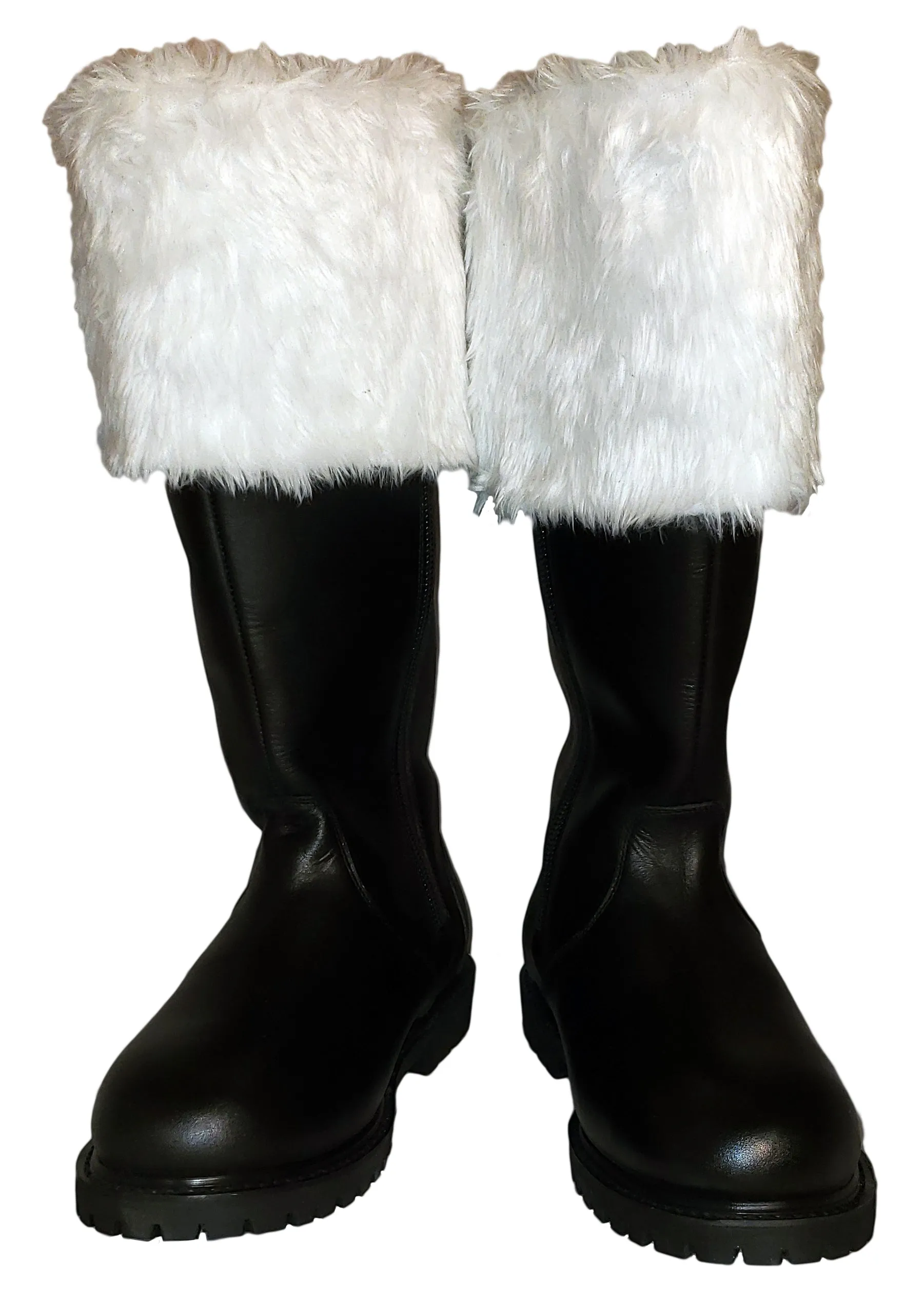 Leather Santa Boot / Professional Santa Boots / Wide Calf / Wide Width