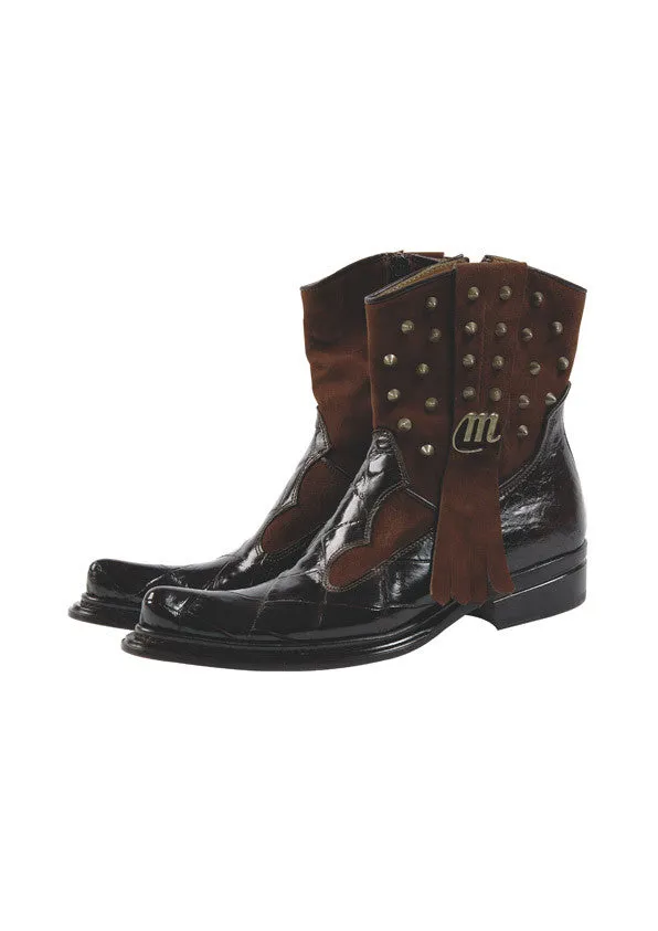 Mauri - 7552 "Apache" Suede/Alligator Boot