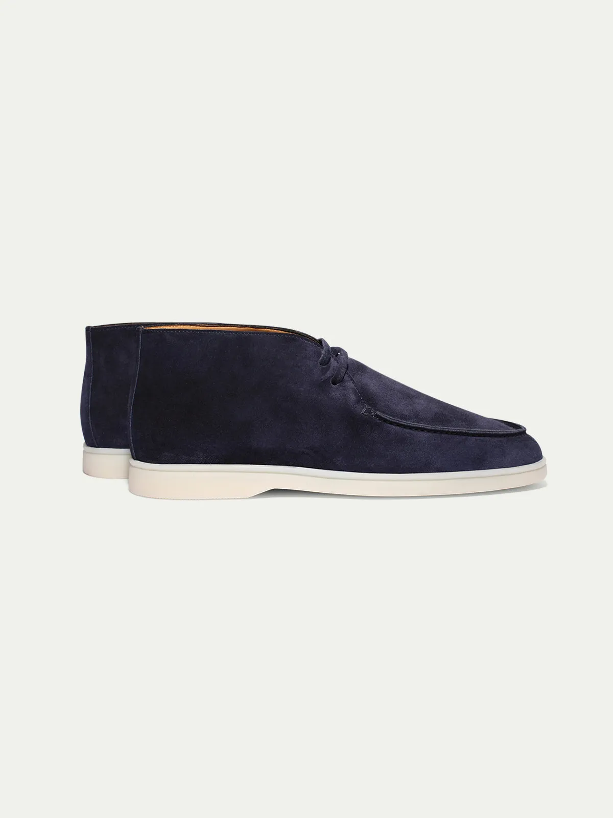 Navy Suede Desert Boot