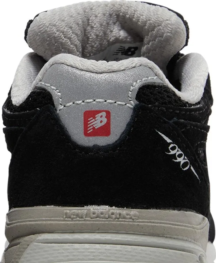 New Balance 990v3 Toddler 'Black' Sneakers, black