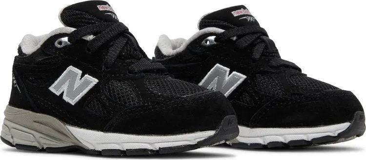 New Balance 990v3 Toddler 'Black' Sneakers, black