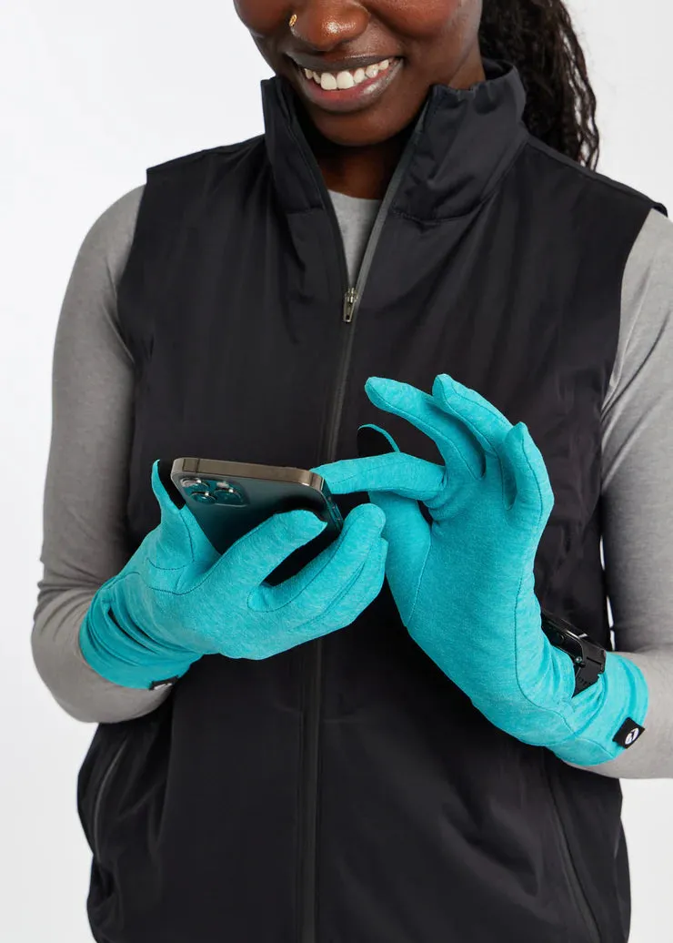 Oiselle | Lux Watch Window Gloves | Women's | Robin