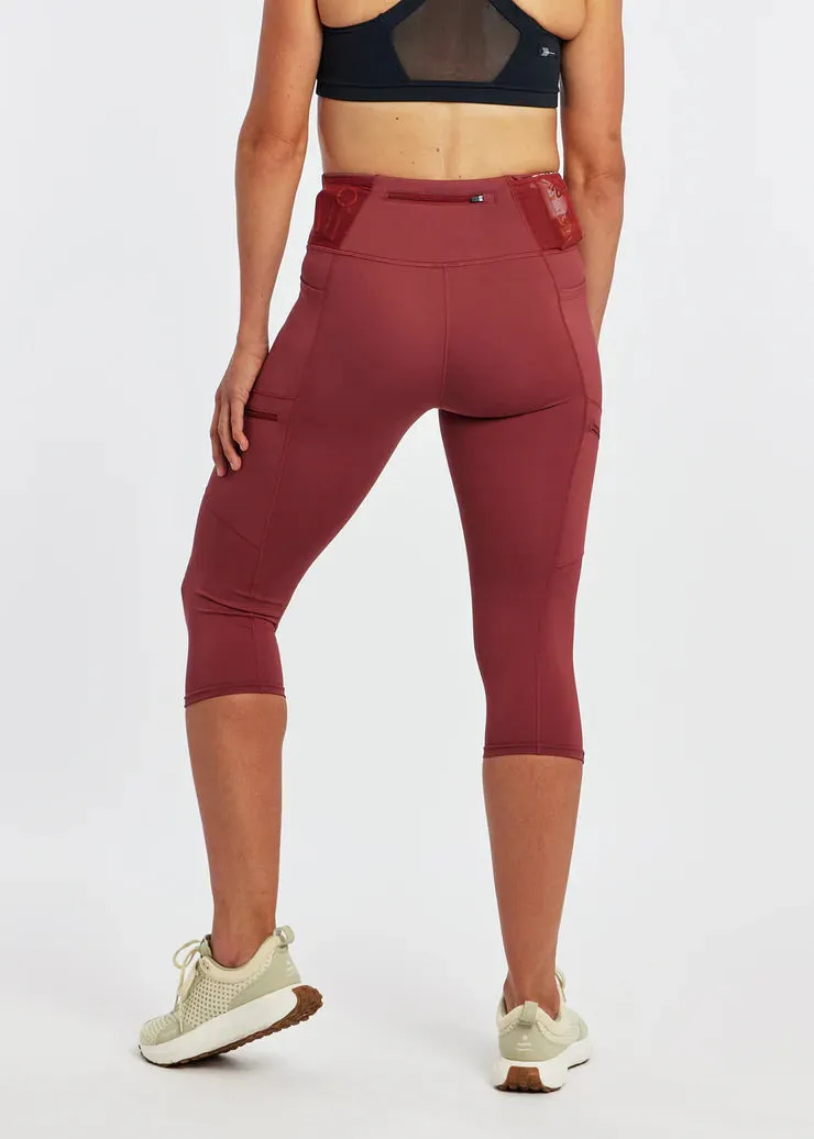 Oiselle | Pockito Knickers | Women's | Redwood