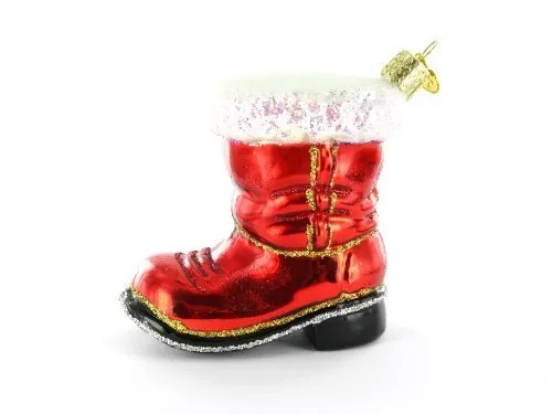 Old World Christmas Santa's Boot Ornament