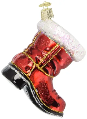 Old World Christmas Santa's Boot Ornament