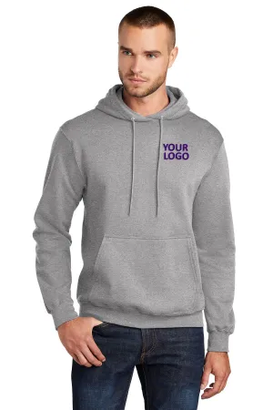 Port & Company Tall Core Fleece Branded Hoodies, Athletic Heather