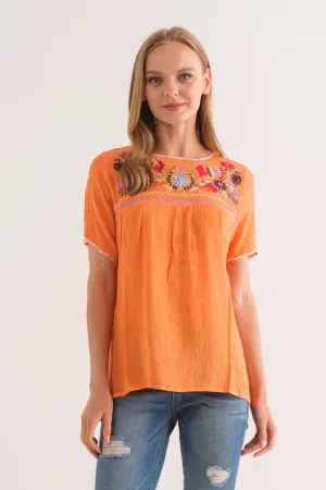 RAJ CLARE BRIGHT ORANGE TOP