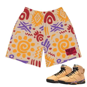 Retro 7 Afrobeats shorts