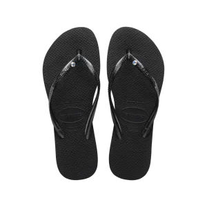 Slim Crystal SW II Flip Flops