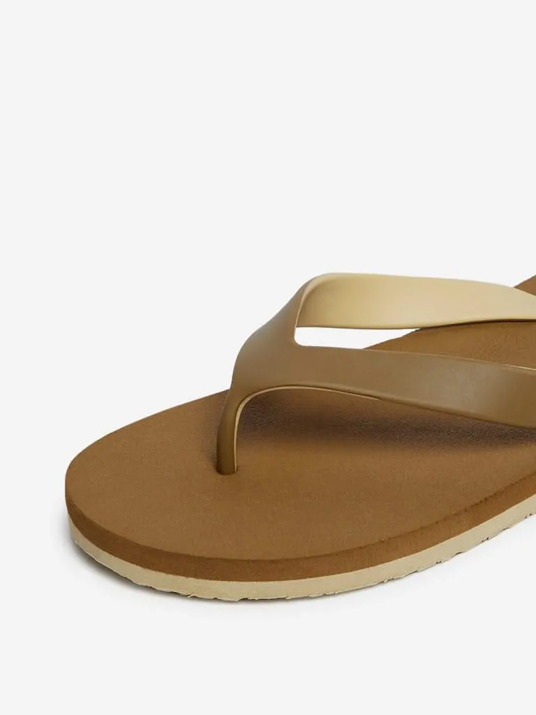 SOLEPLAY Tan Flip-Flops